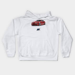 red 5er 5series Kids Hoodie